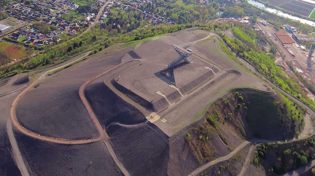 Saarpolygon aus der Luft